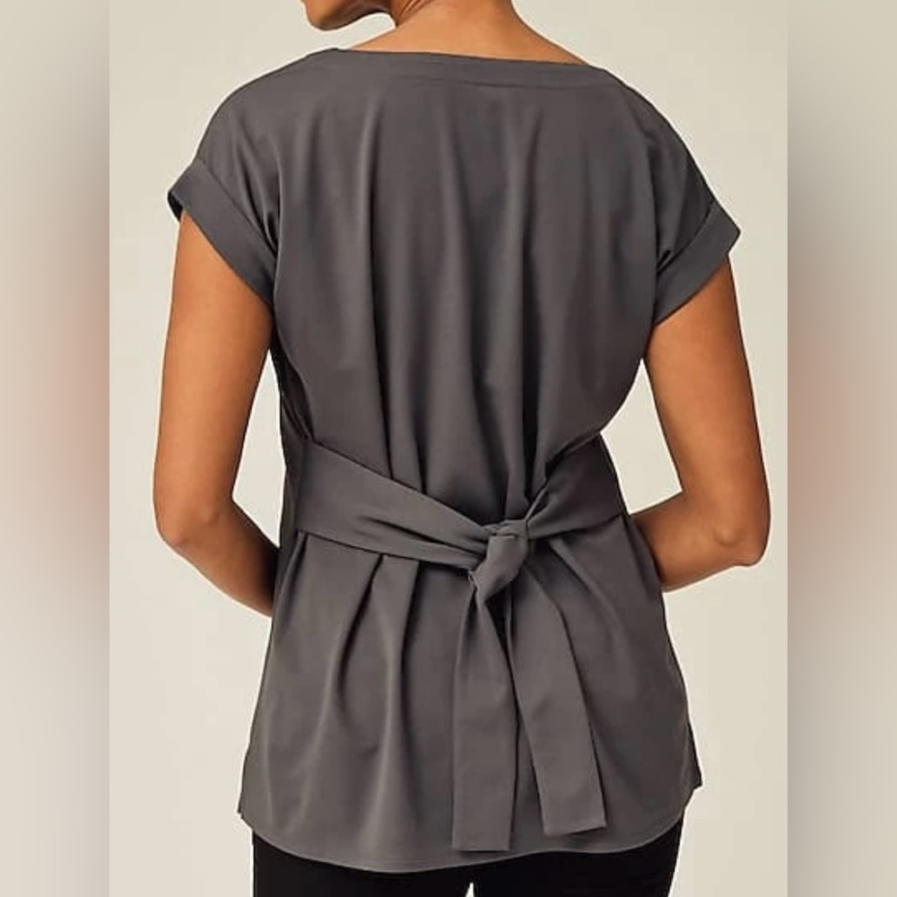 J.JILL PONTE CONVERTIBLE-TIE TOP CREAM - Picture 6 of 11